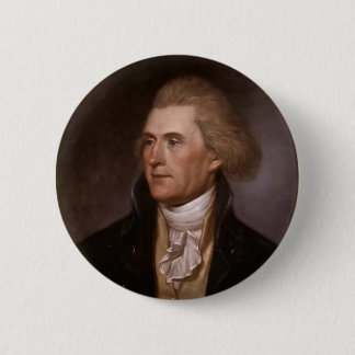 Chapa Redonda De 5 Cm Presidente Thomas Jefferson