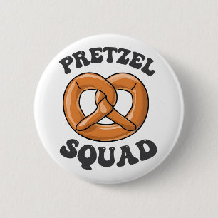 Chapa Redonda De 5 Cm Pretzel Squad Funny Oktoberfest Pretzel Lover Germ