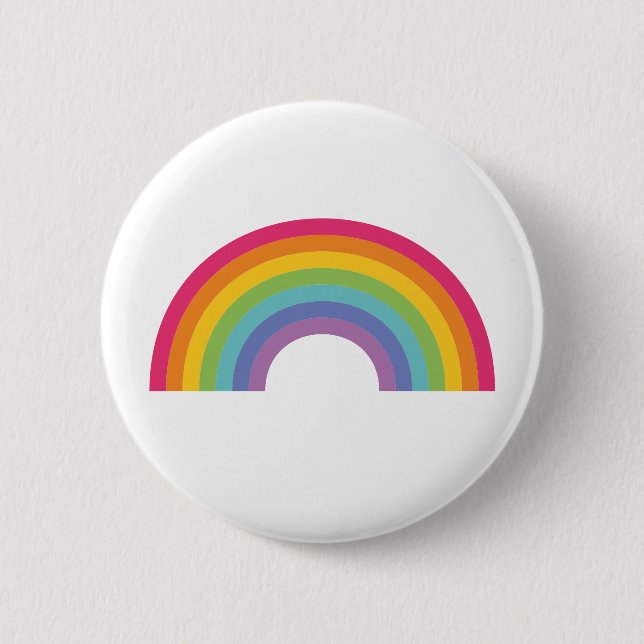 Chapa Redonda De 5 Cm Pride Day Rainbow (Anverso)