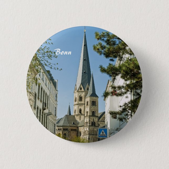 Chapa Redonda De 5 Cm Primavera en Bonn (Anverso)