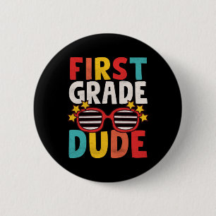 Chapa Redonda De 5 Cm Primer Colegio Primer Día Estudiante K