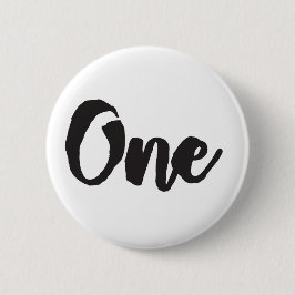 Chapa Redonda De 5 Cm Primer cumpleaños Mi primer año