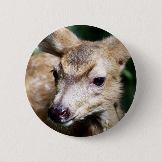 Chapa Redonda De 5 Cm Primer de los ciervos (Anverso)