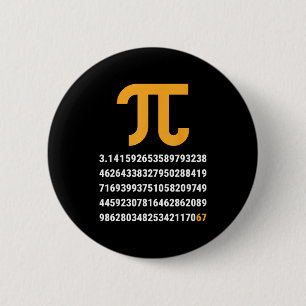 Chapa Redonda De 5 Cm Primeros 100 Dígitos De Pi 67 Frikis Geeks Profeso
