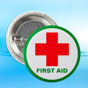 Chapa Redonda De 5 Cm Primeros auxilios - Ambulancia, ayuda, Médica