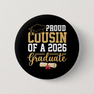 Chapa Redonda De 5 Cm Primo Orgulloso De Un Graduado 2026 Senior Cl De 2