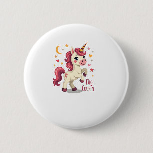 Chapa Redonda De 5 Cm Primo Unicornio Vintage Tipografía Monos Lindo Dis