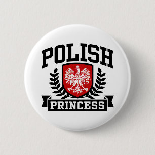Chapa Redonda De 5 Cm Princesa de Polonia