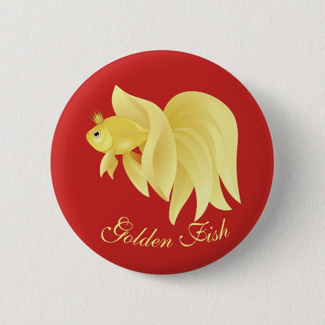 Chapa Redonda De 5 Cm Princesa dorada (Anverso)