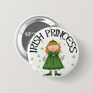Chapa Redonda De 5 Cm Princesa irlandesa Redhead