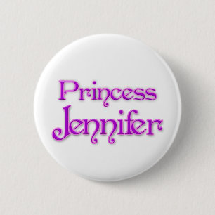 Chapa Redonda De 5 Cm Princesa Jennifer