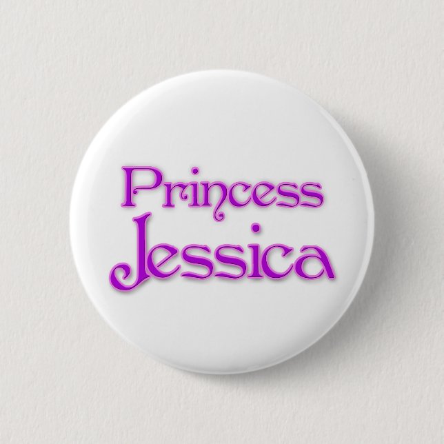 Chapa Redonda De 5 Cm Princesa Jessica (Anverso)