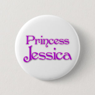Chapa Redonda De 5 Cm Princesa Jessica
