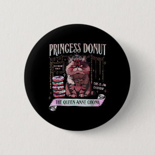 Chapa Redonda De 5 Cm Princesa Retro Donut Dungeon Crawler Carl Book Lov
