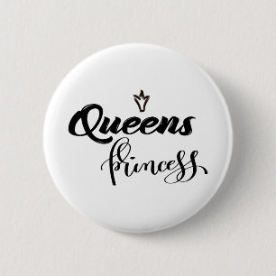 Chapa Redonda De 5 Cm Princess de Queens