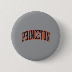Chapa Redonda De 5 Cm Princeton Nueva Jersey Diseño Vintage Hombres Muje