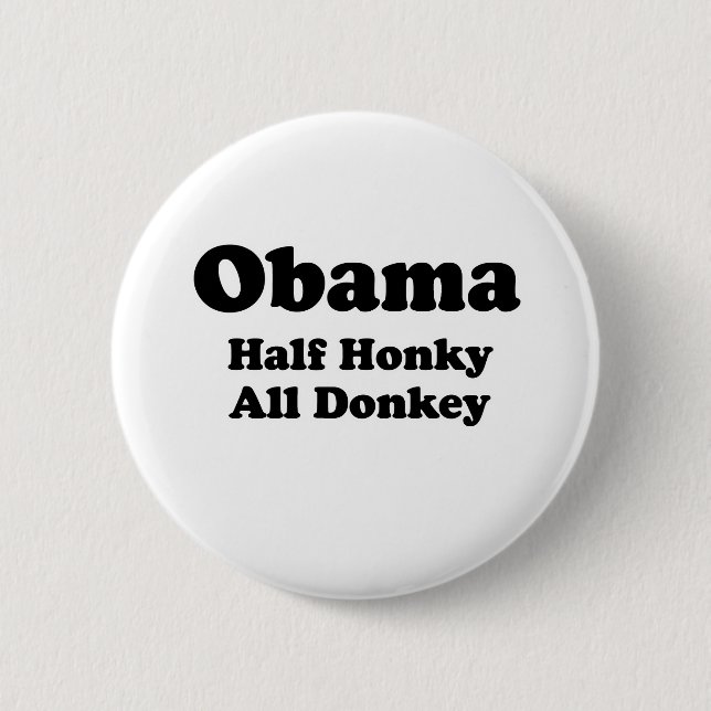 CHAPA REDONDA DE 5 CM PRO OBAMA (Anverso)