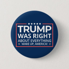 Chapa Redonda De 5 Cm Pro Trump 2024 - Trump tenía razón en todo