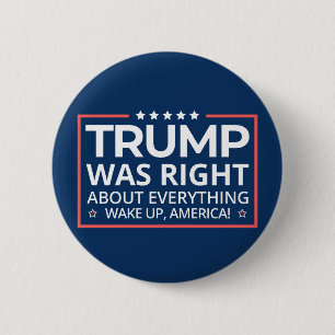 Chapa Redonda De 5 Cm Pro Trump 2024 - Trump tenía razón en todo