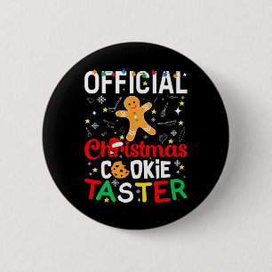 Chapa Redonda De 5 Cm Probador Oficial de Galletas de Navidad Byking Byk