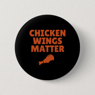 Chapa Redonda De 5 Cm Problema de Buffalo Ny Chicken Wings Quote