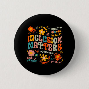 Chapa Redonda De 5 Cm Problemas de inclusión de profesores de educación 