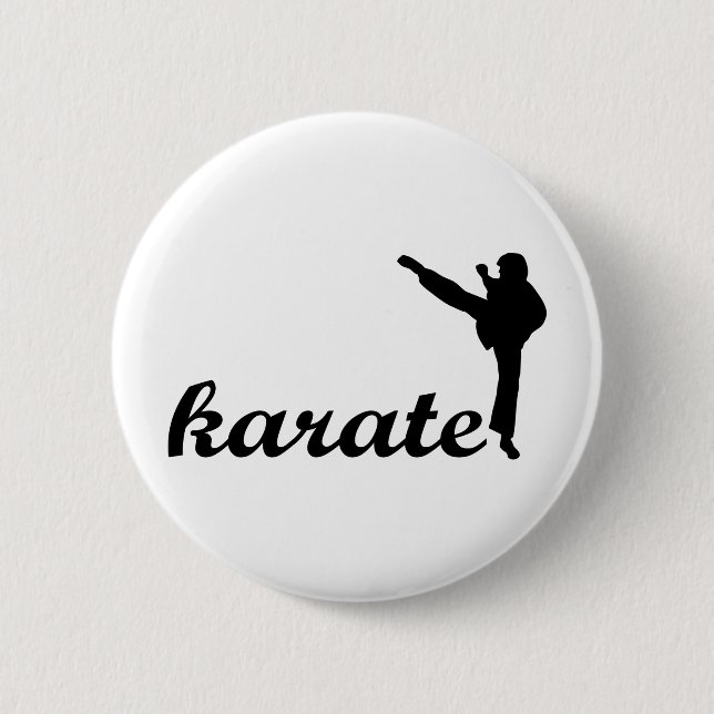 Chapa Redonda De 5 Cm ¡Productos del karate! (Anverso)