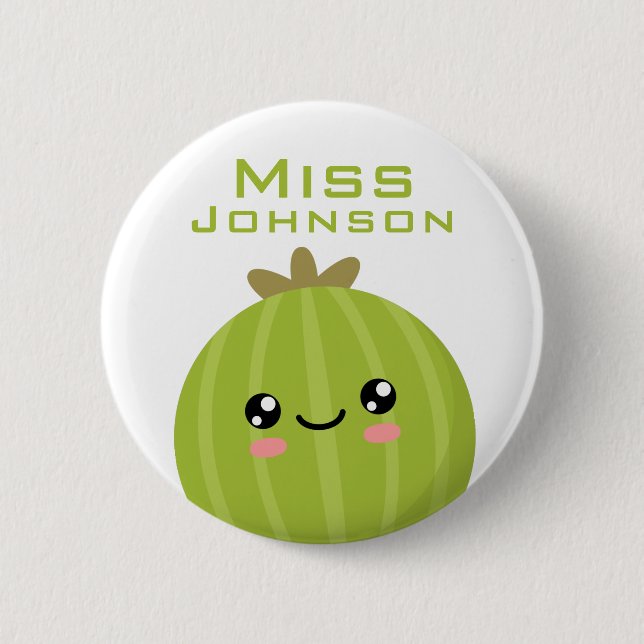 Chapa Redonda De 5 Cm Profesor (Anverso)