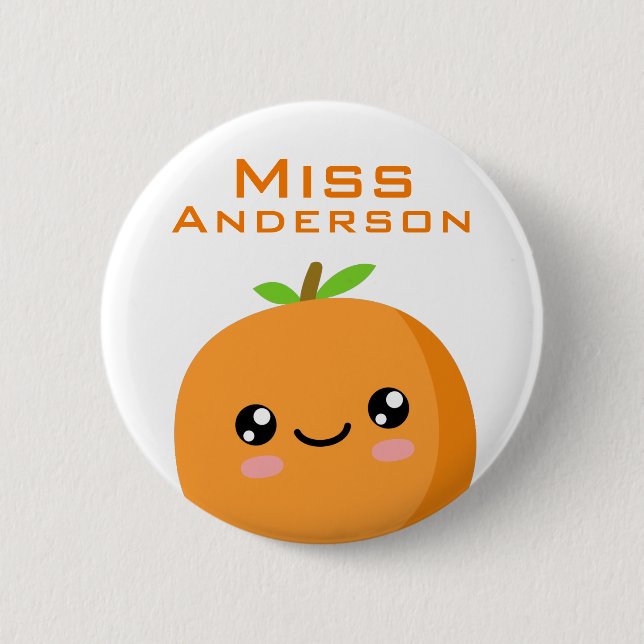 Chapa Redonda De 5 Cm Profesor (Anverso)