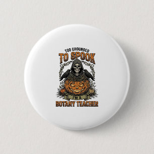Chapa Redonda De 5 Cm Profesor de Botánica de Halloween Grabado Antiguo 