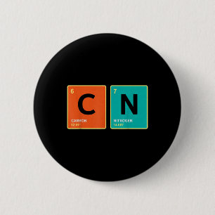 Chapa Redonda De 5 Cm Profesor de ciencia divertido meme vintage retro 6