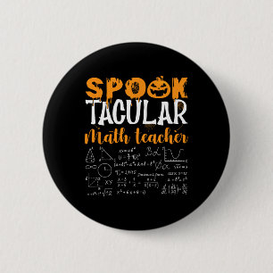 Chapa Redonda De 5 Cm Profesor de Matemáticas Amante de las Matemáticas 