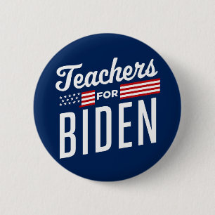 Chapa Redonda De 5 Cm Profesores de Biden 2024