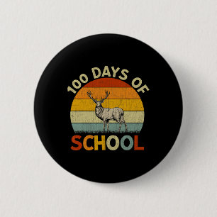 Chapa Redonda De 5 Cm Profesores de Chicas Retro 100 días de escuela