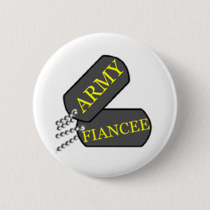 Chapa Redonda De 5 Cm Prometido 2 del ejército