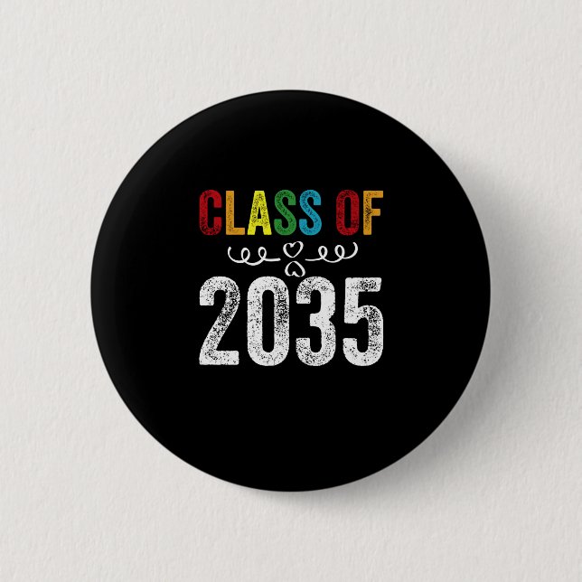Chapa Redonda De 5 Cm Promoción de 2035 (Anverso)