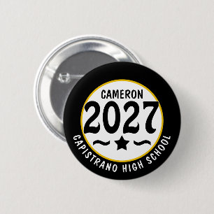 Chapa Redonda De 5 Cm Promoción de la Clase de 2027