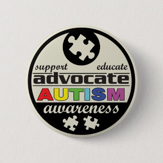 Chapa Redonda De 5 Cm Promoción de la conciencia sobre el autismo