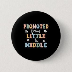 Chapa Redonda De 5 Cm Promovido A La Hermana Hermana Media Toddler Baby 