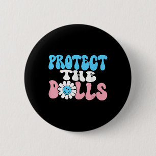 Chapa Redonda De 5 Cm Proteger las muñecas - Groovy de solidaridad para