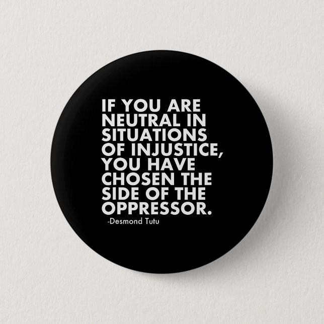 Chapa Redonda De 5 Cm Protesta contra Trump (Anverso)