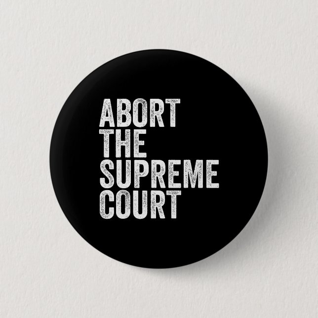 Chapa Redonda De 5 Cm Protesta feminista de la Corte Suprema (Anverso)