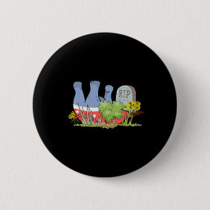 Chapa Redonda De 5 Cm Protesta republicana del elefante muerto Rip Gop