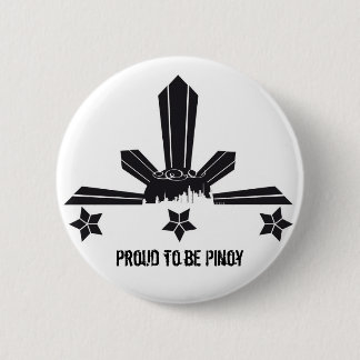 Chapa Redonda De 5 Cm proud to pinoy button