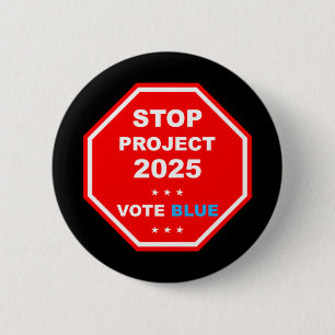 Chapa Redonda De 5 Cm Proyecto "Vote Salvemos la Democracia" 2025