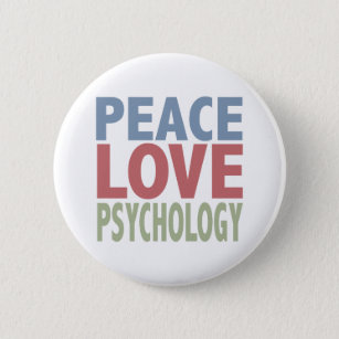 Chapa Redonda De 5 Cm Psicología del amor de la paz