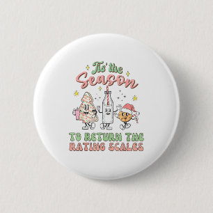 Chapa Redonda De 5 Cm Psicólogo Escolar Navidad Es La Temporada Para Dev