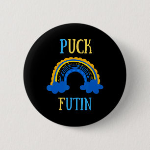 Chapa Redonda De 5 Cm Puck Futin Meme Diseño Divertido Ucrania Rusia