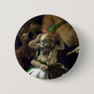 Chapa Redonda De 5 Cm Puck y Fairies (detalle)