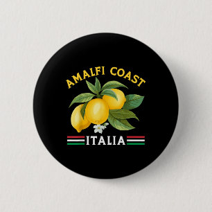 Chapa Redonda De 5 Cm Pueblo de la Costa Amalfitana Limones Italianos It